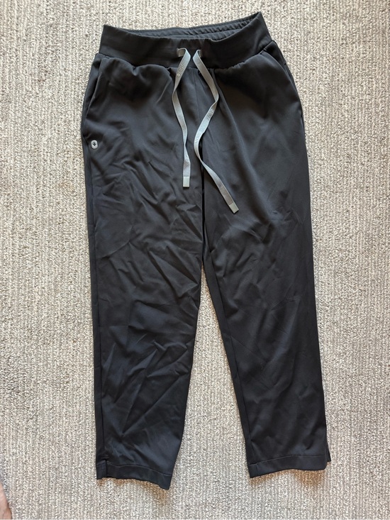 Figs Pants - FIGS Tena Tapered Scrub Pants Black Women’s S Stretch Drawstring Medical Uniform